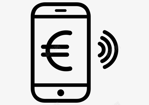 手机银行移动金融服务移动货币图标图标
