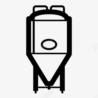 雪花啤酒标志锥形发酵罐啤酒啤酒厂图标图标