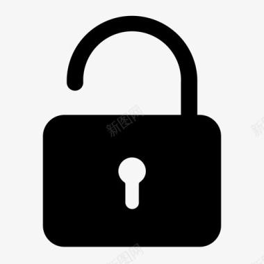 自信锁自信钥匙图标图标