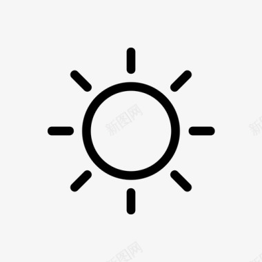 太阳中午季节图标图标