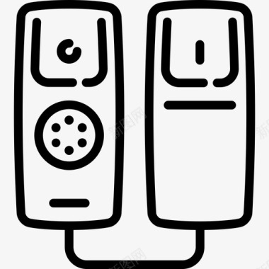 墙上的电话电话的历史直线电话图标图标