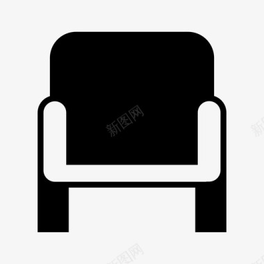 座椅沙发椅子休息室图标图标