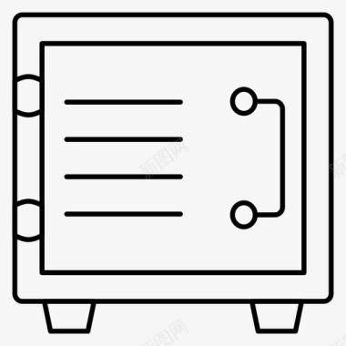 整理柜储物柜保险箱储物柜防护装置图标图标