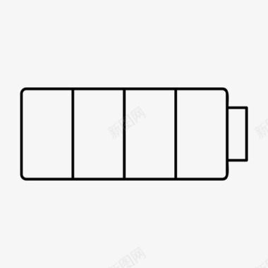 电池干电池能量图标图标