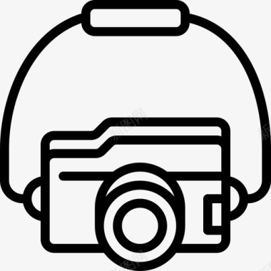 国外旅游摄影相机旅行摄影图标图标