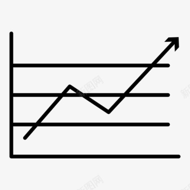 多彩图表图表财务增长图标图标