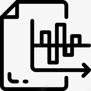 柱状堆叠图柱状图业务图表图标图标