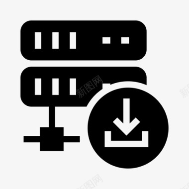 大型素材服务器数据库大型机图标图标
