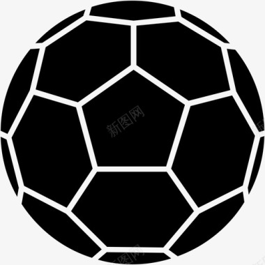 足球球体图标图标