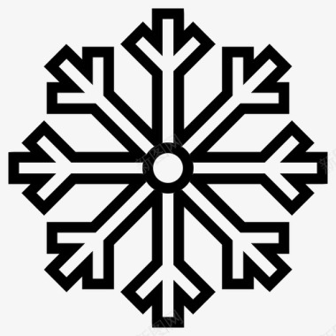冬天雪海报雪冷雪花图标图标