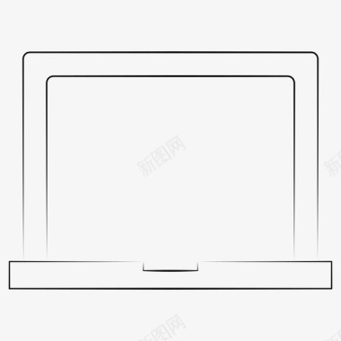 笔记本电脑mac电脑手绘设备图标图标