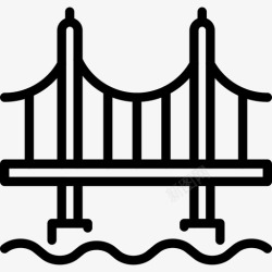 旧金山纪念金桥纪念碑旧金山图标高清图片