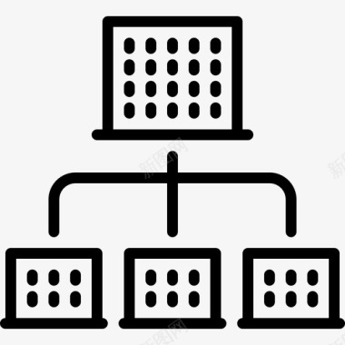 办公楼的标志办公楼管理直线图标图标