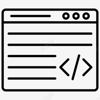 编程语言自定义编码html代码编程语言图标图标