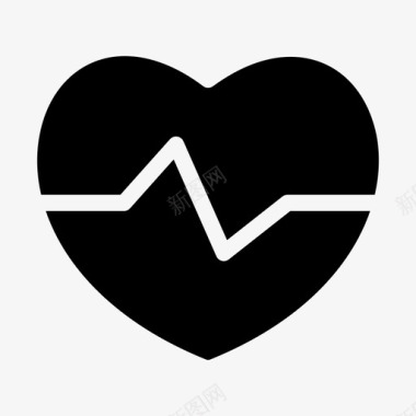 生命的心跳健康跳动保健图标图标