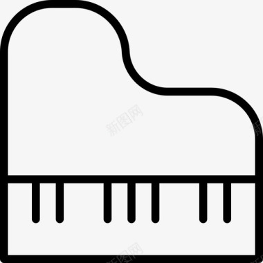 钢琴古典音乐会图标图标