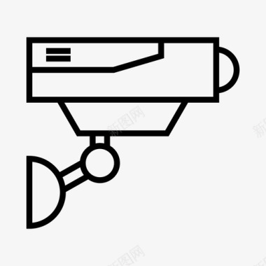 公共标识安全闭路电视摄像机隐私图标图标