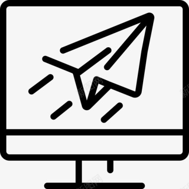 在线联系在线消息发送计算机电子邮件图标图标