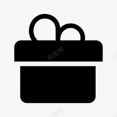礼盒生日礼物图标图标