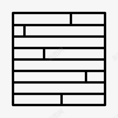木材地板内饰镶板图标图标