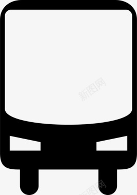 公共交通标识公共汽车公共交通车辆图标图标