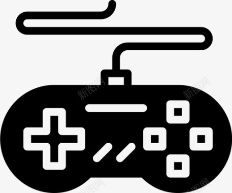 solid视频游戏控制器控制台游戏图标图标