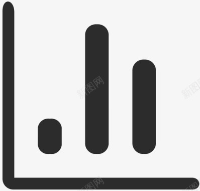 分析矢量图统计分析图标