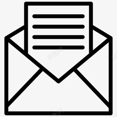 邀请函电子邮件信封图标图标