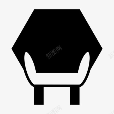 座椅沙发扶手椅装饰图标图标