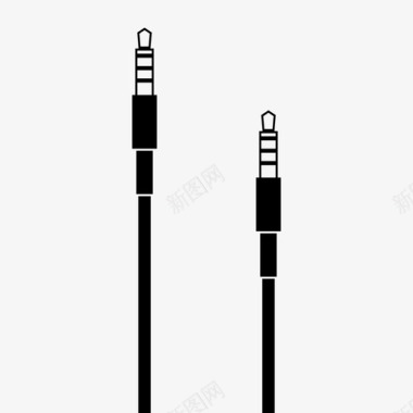 梦幻耳机耳机到耳机音频电缆图标图标