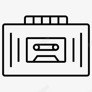 卡式录音机磁带机通讯和媒体夏普图标图标
