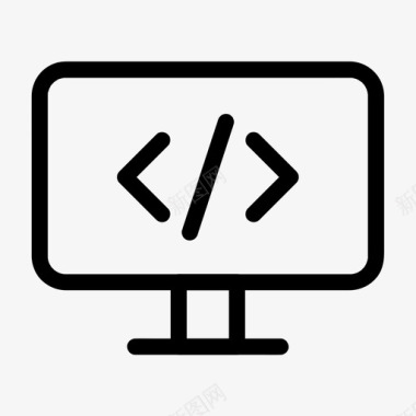 flash代码开发编码编程图标图标