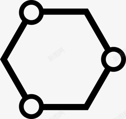 化学结构原子键图标图标
