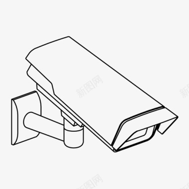 系统公告保安摄像机闭路电视控制图标图标