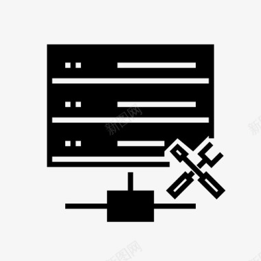 服务器连接存储云服务器图标图标