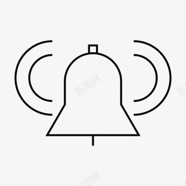 电铃蜂鸣器手铃图标图标