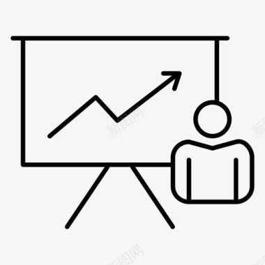 书展讲座演讲讲座销售报告图标图标