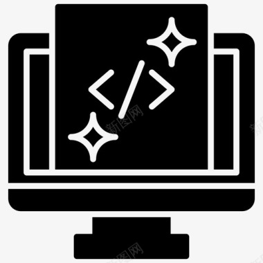 编程语言自定义编码html代码编程语言图标图标