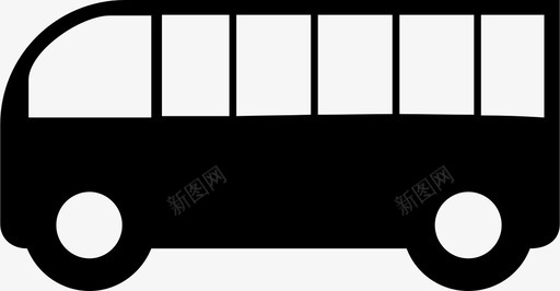 交通牌公共汽车公共交通车辆图标图标