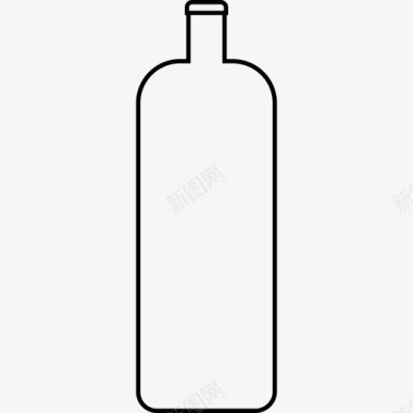 矢量化妆品瓶子瓶子容器滗水器图标图标