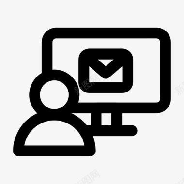 发送邮件检查邮件计算机邮件图标图标
