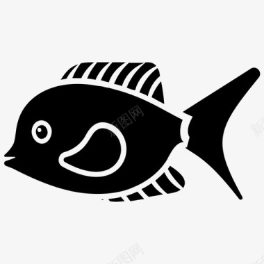 粉蓝堂水生鱼淡水鱼图标图标