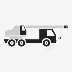 轿厢轿厢吊车挖掘机图标高清图片