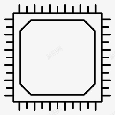 CPU处理器处理器芯片cpu图标图标