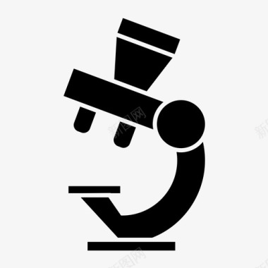 检验合格显微镜生物学检验图标图标