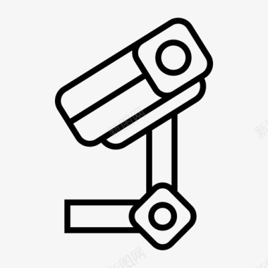 公共标识安全闭路电视摄像机监控图标图标