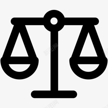 正义石狮子平衡法官正义图标图标