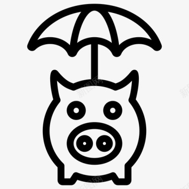 梦想基金储蓄应急基金储蓄罐图标图标