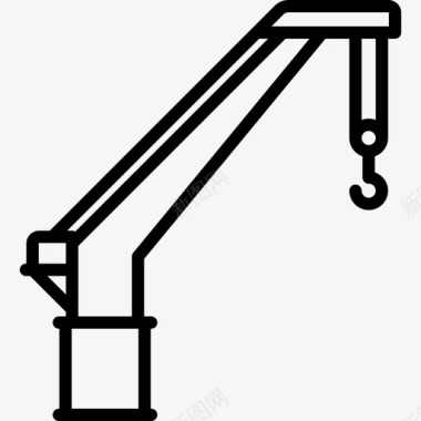 机械键盘起重车工程机械直线式图标图标