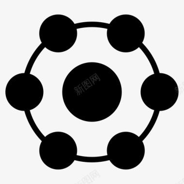 原子元素分子图标图标